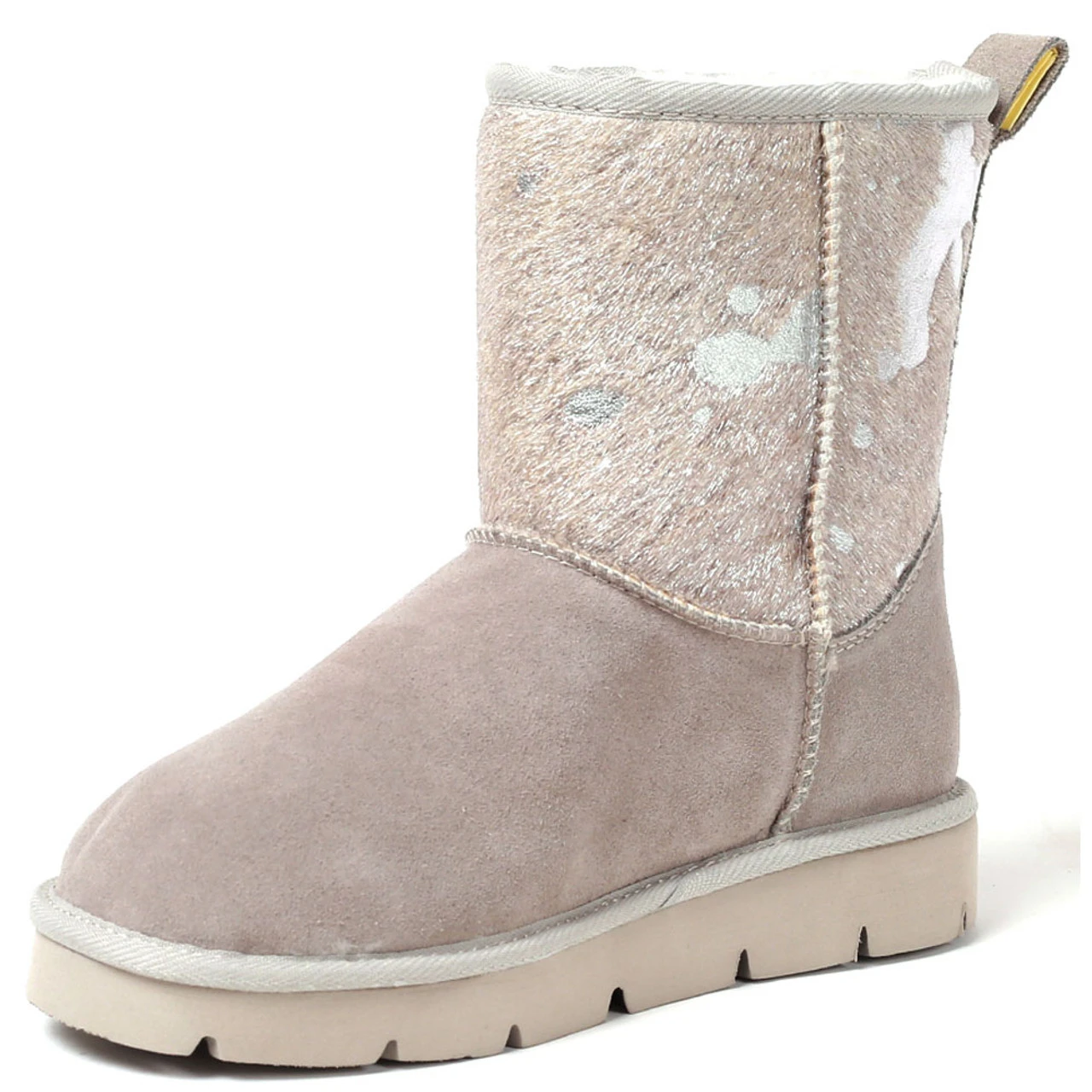 Superlamb Women's Turano 7.5 - Etched Cow Print Silver - Image 3