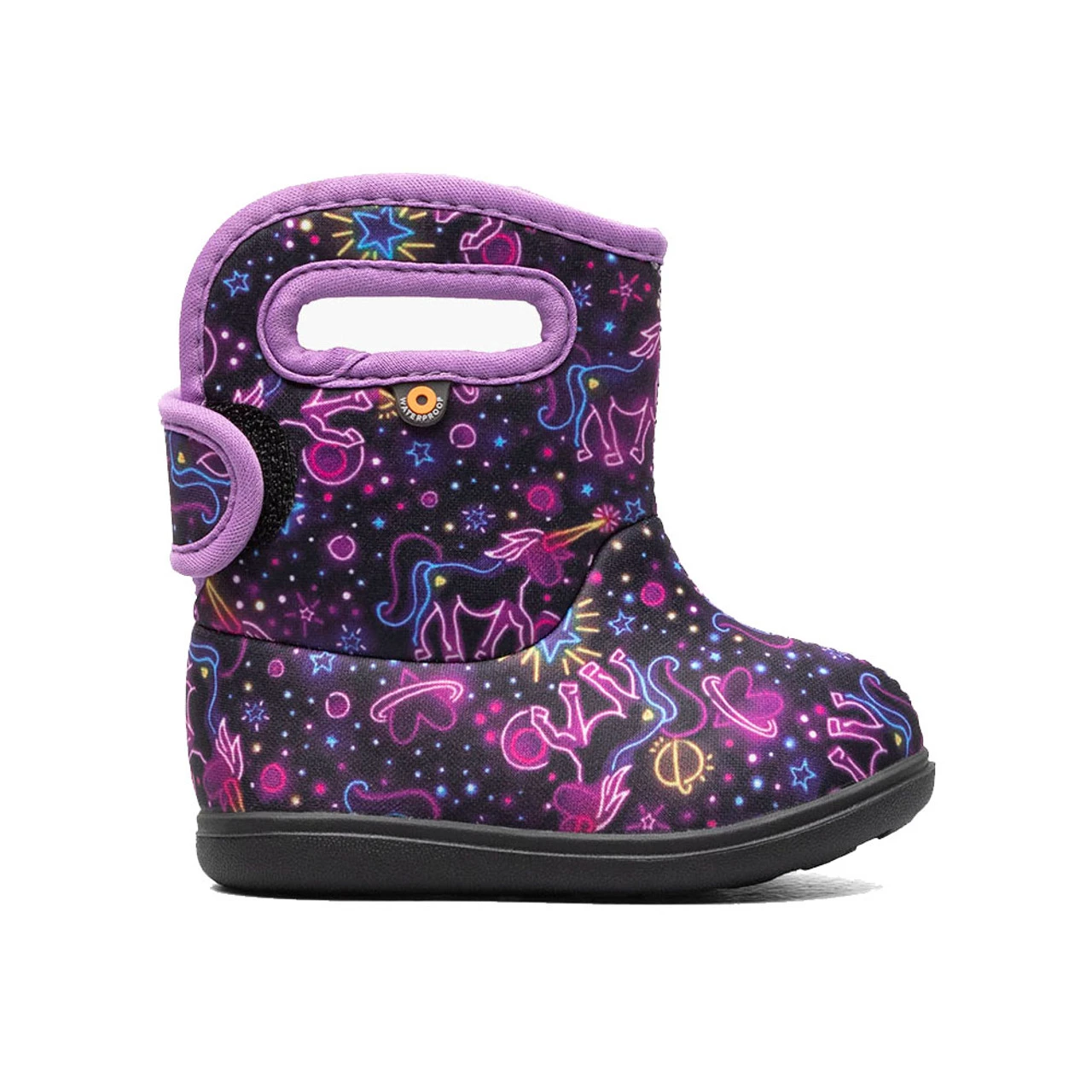 Bogs Toddler II Neon Unicorn - Black Multi - Image 2