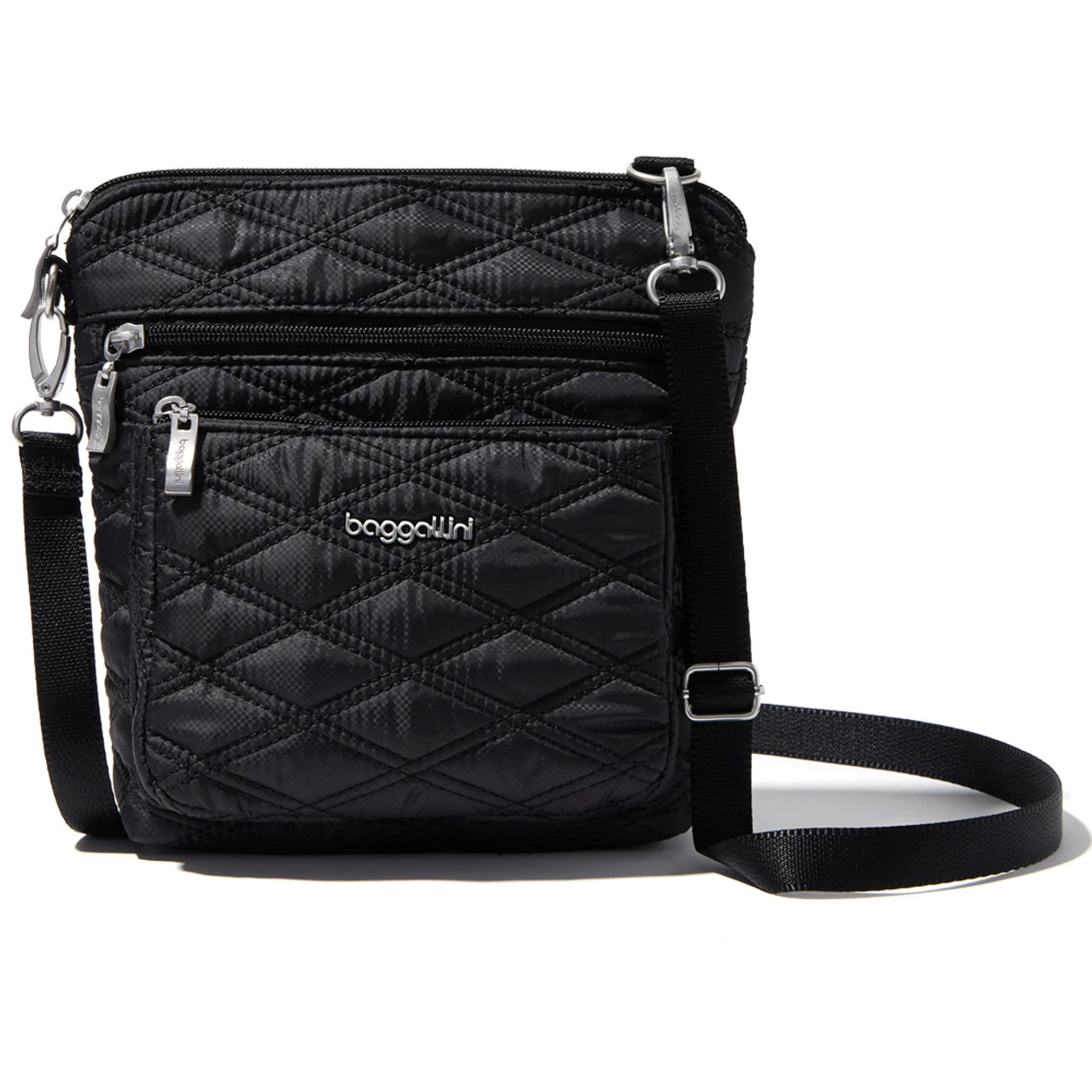 Baggallini Modern Pocket Crossbody - Black Quilt