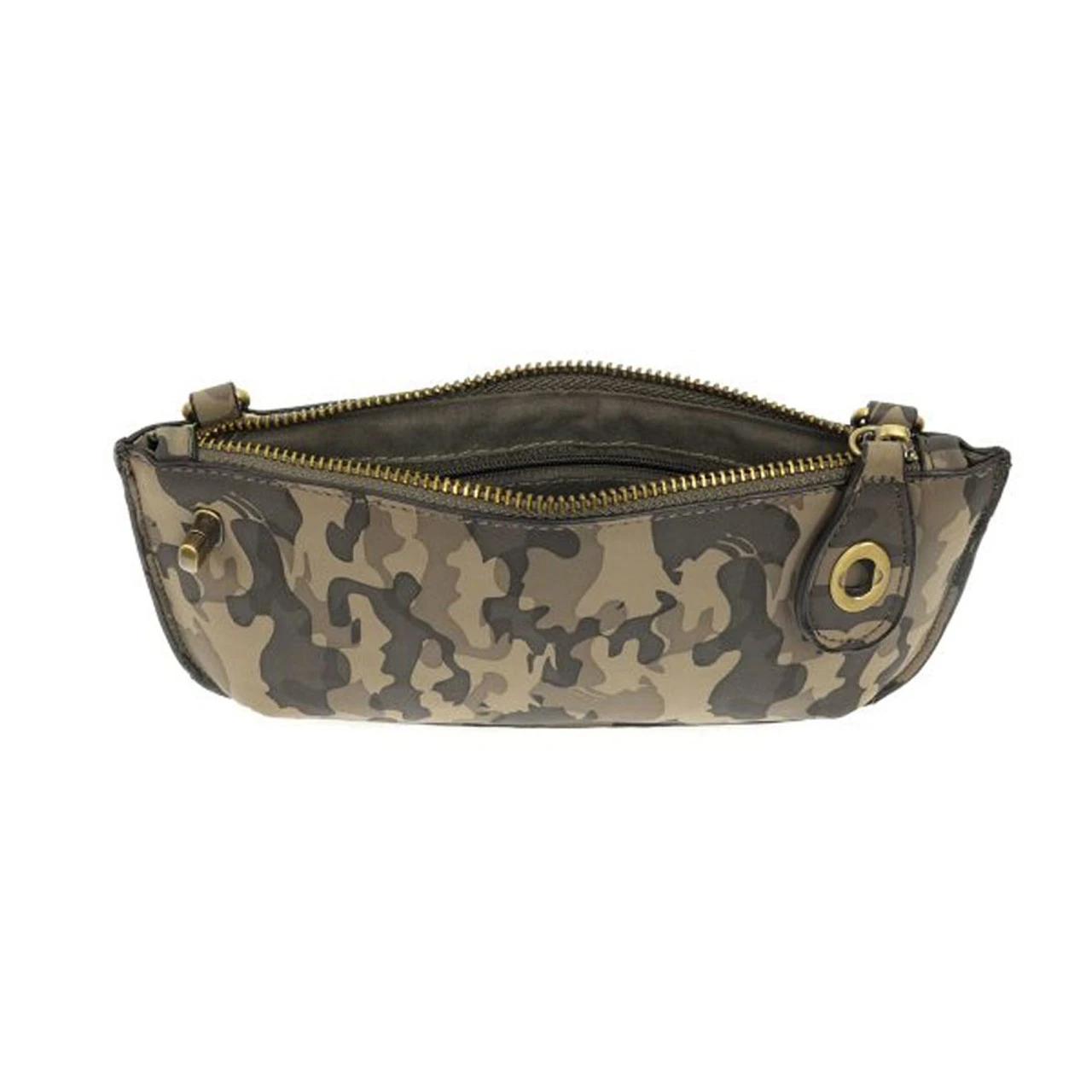 Joy Susan Mini Crossbody Wristlet Clutch - Green Camo - Image 3