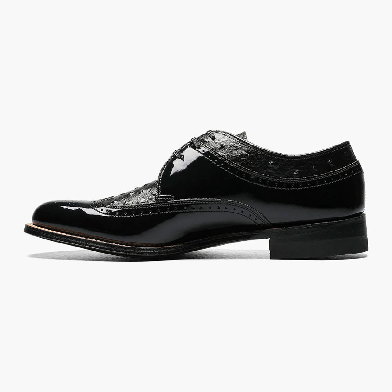 Stacy Adams Men's Dayton Wingtip Oxford - Black - Image 3