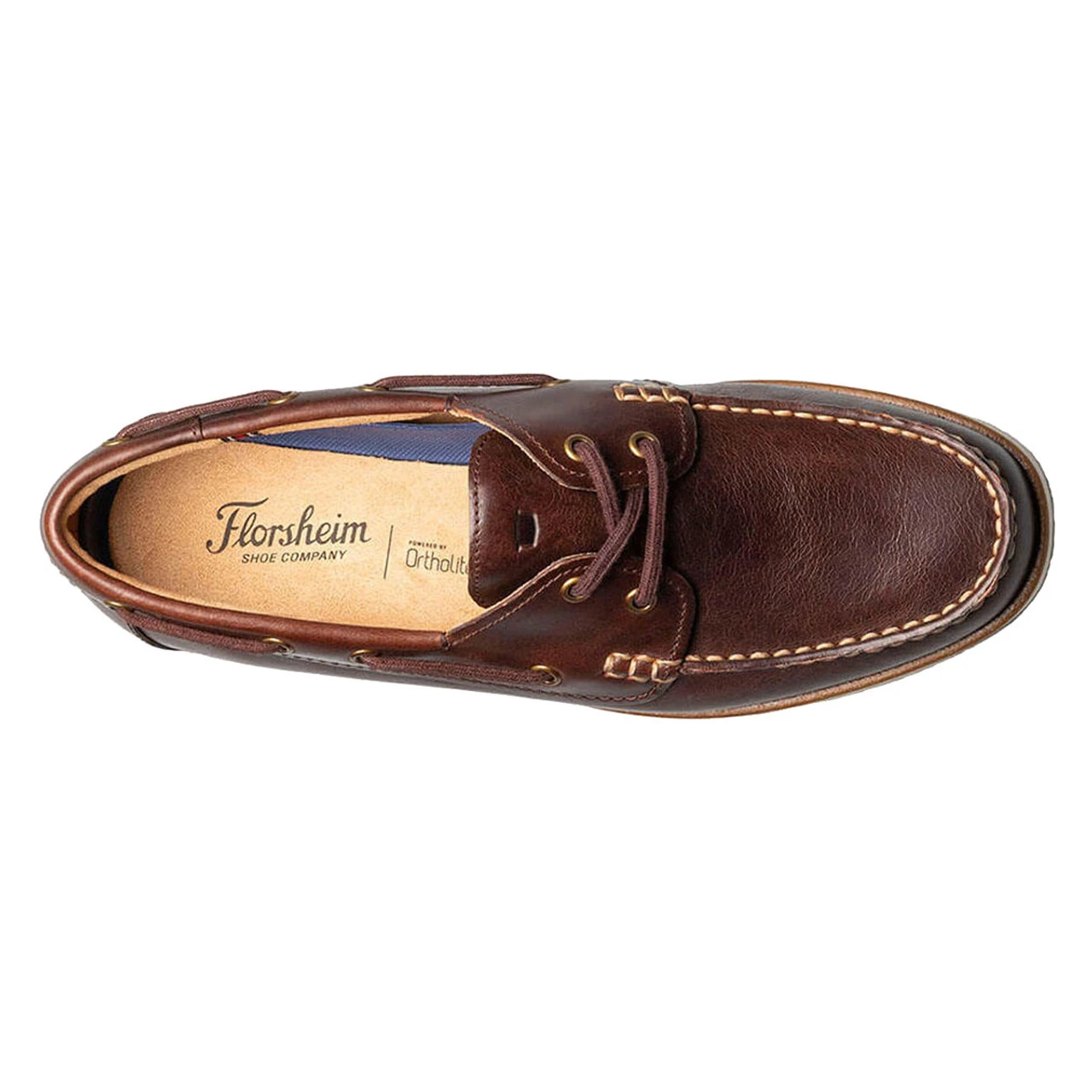 Florsheim Men's Atlantic Moc Toe Boat Shoe - Chocolate - Image 3