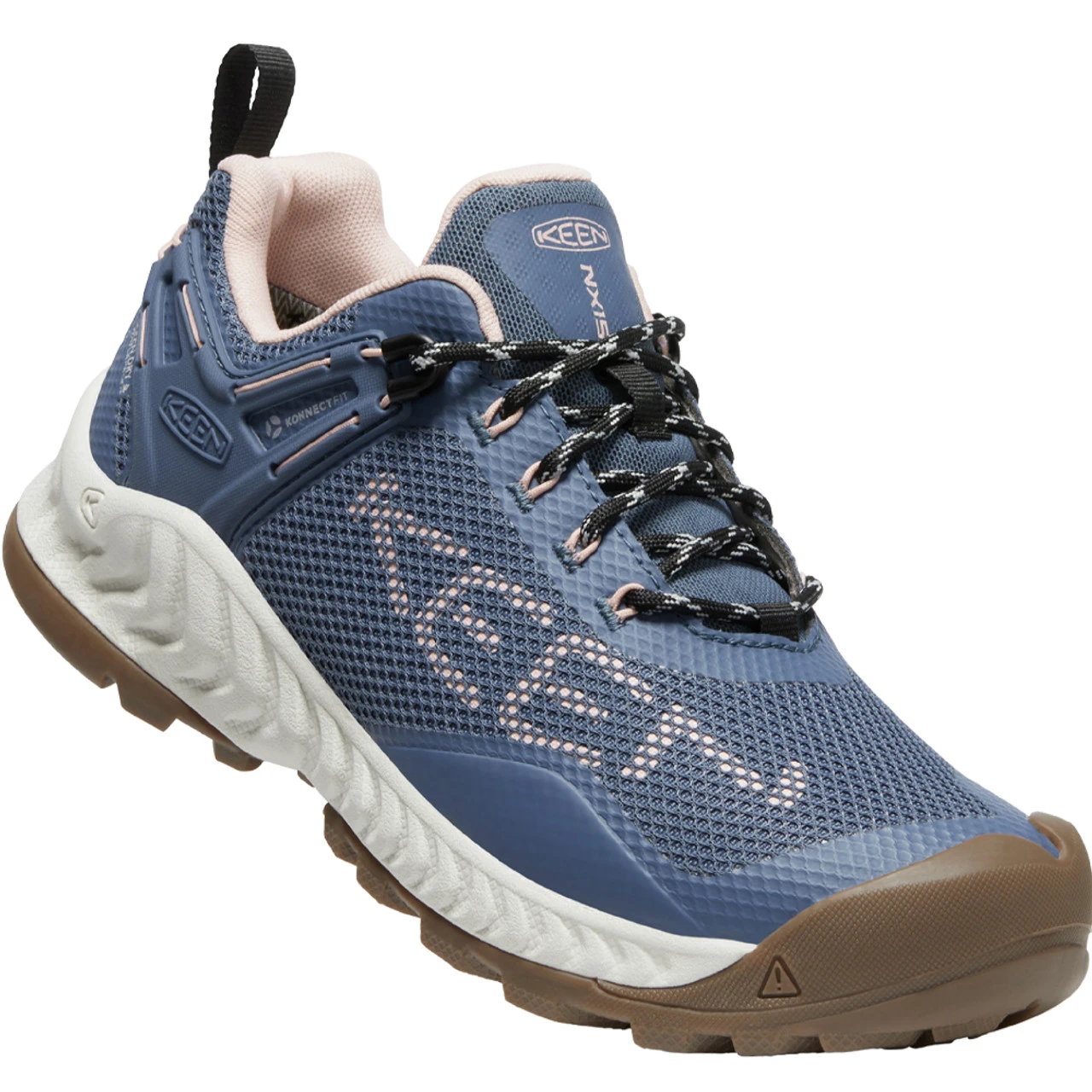 KEEN Women's NXIS EVO Waterproof - Vintage Indigo / Peachy KEEN