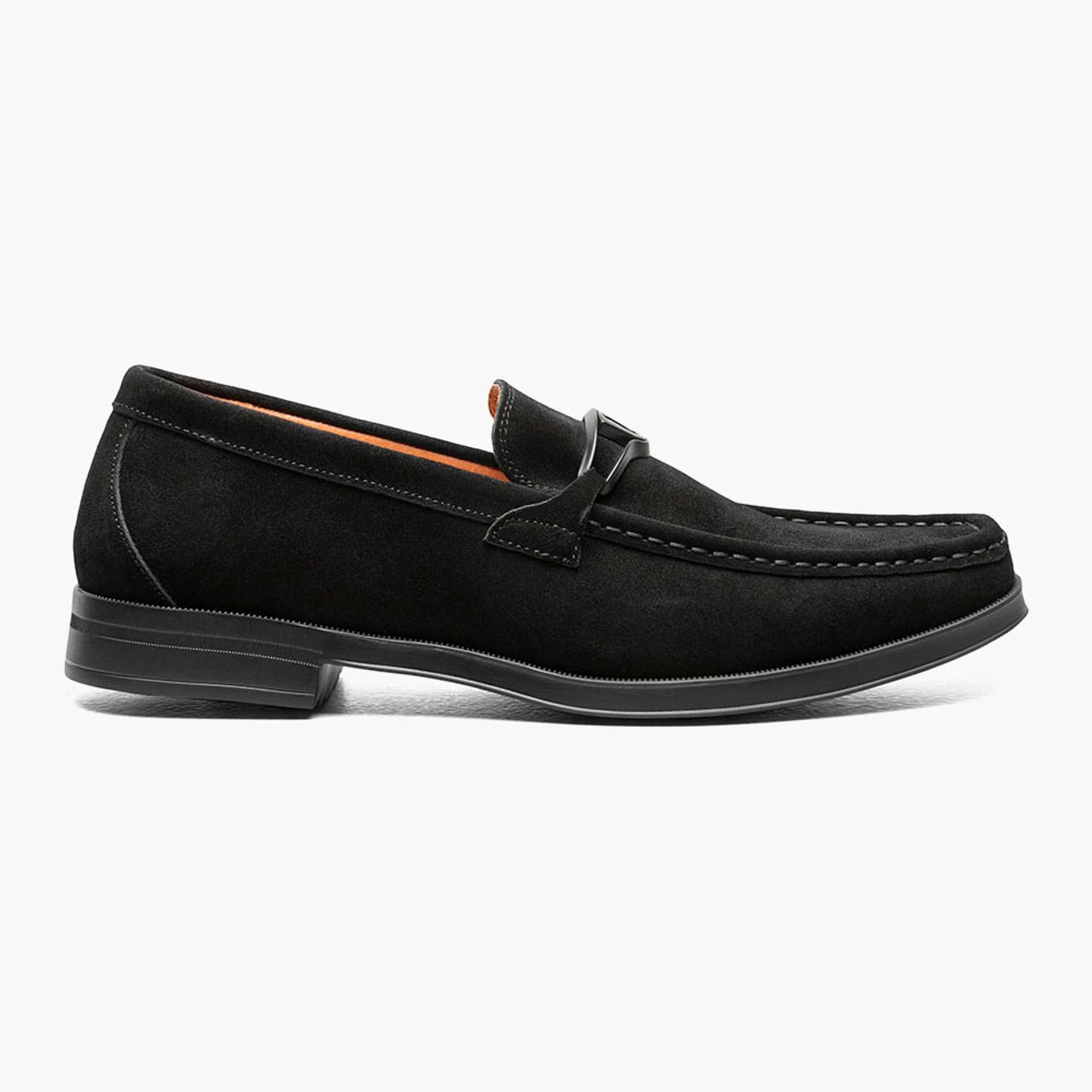 Stacy Adams Men's Palladian Moc Toe Slip-On - Black Suede - Image 2