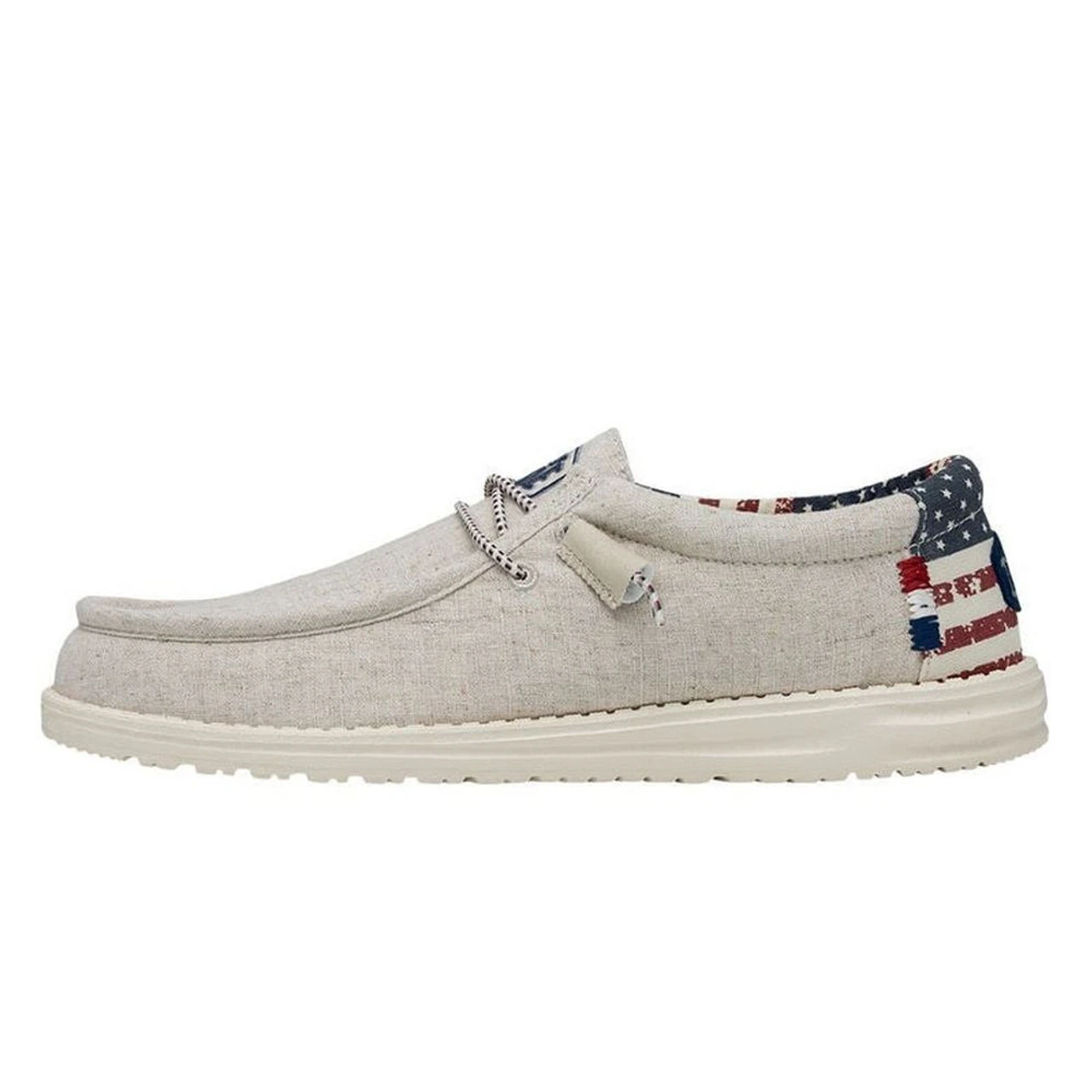 Hey Dude Men's Wally Patriotic - Off White