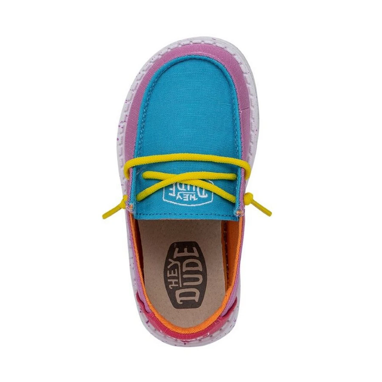 Hey Dude Toddler Wendy Slub Canvas - Color Block - Image 6