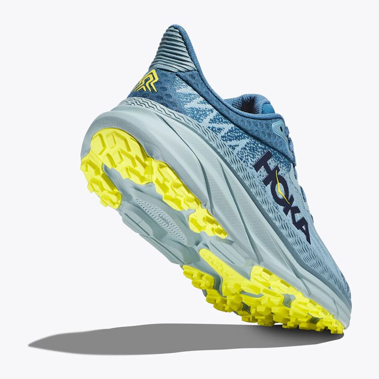 HOKA ONE ONE Men's Challenger 7 - Stone Blue / Evening Primrose (Medium Width) - Image 3