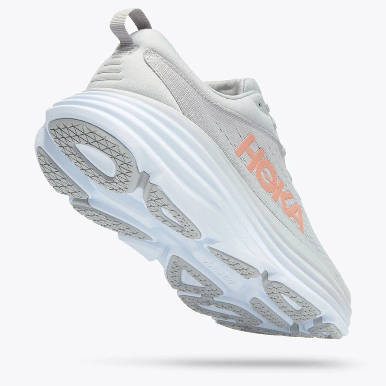 HOKA ONE ONE Women's Bondi 8 - Harbor Mist / Lunar Rock (Wide Width) - Image 4