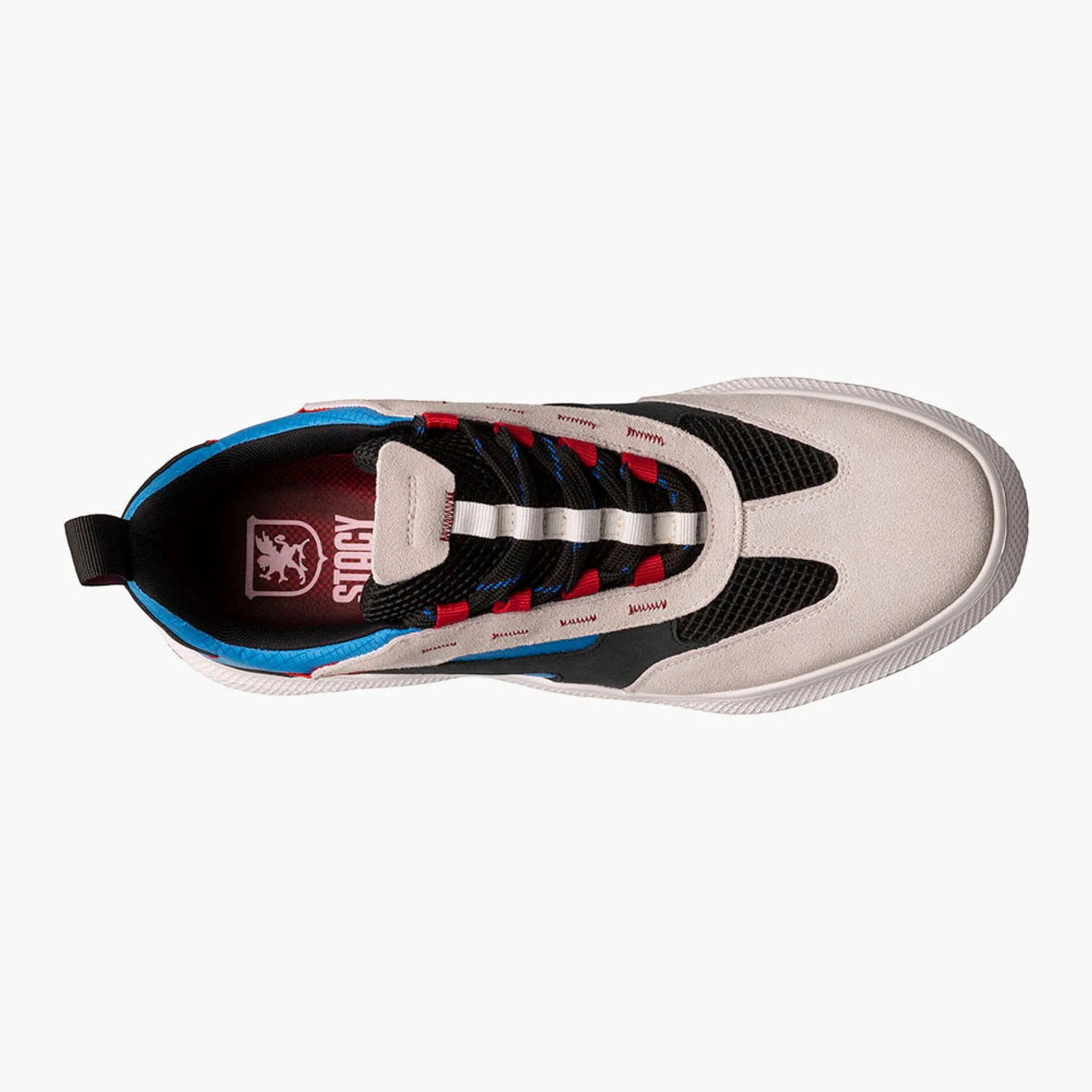 Stacy Adams Men's T-Toe Lace Up Sneaker - Chalk Blue Multi - Image 6