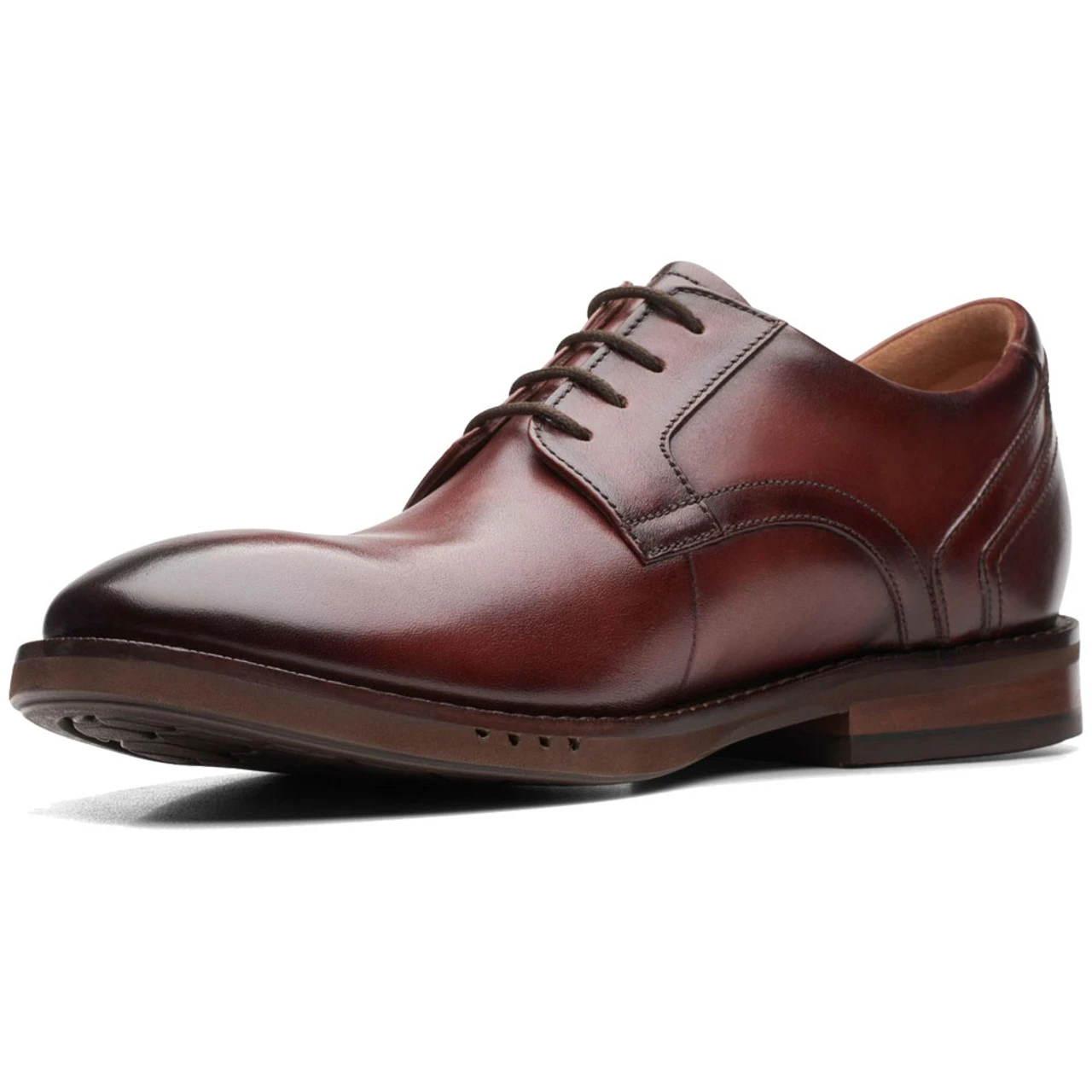 Clarks Men's Un Hugh Lace - Brown - Image 4