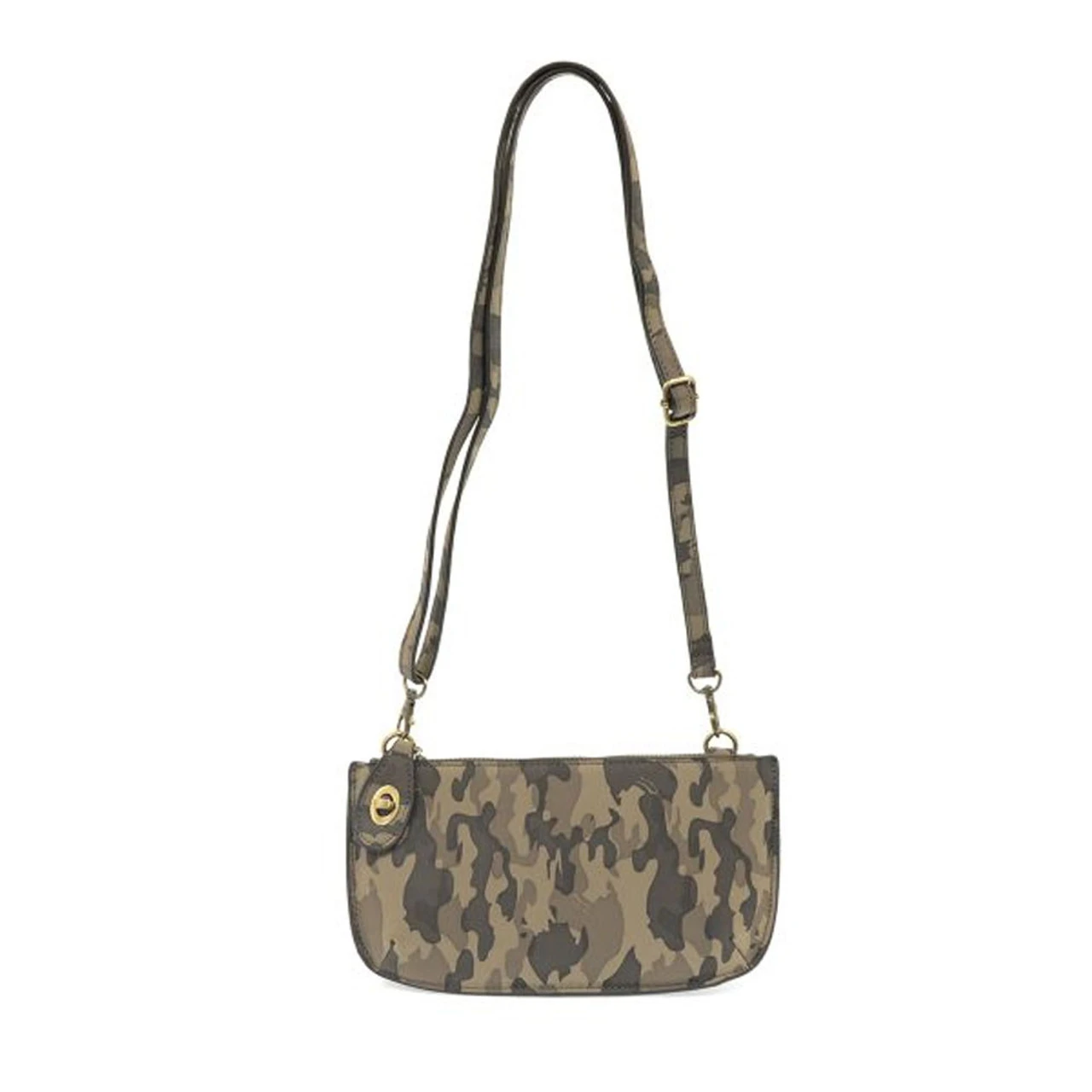 Joy Susan Mini Crossbody Wristlet Clutch - Green Camo - Image 4