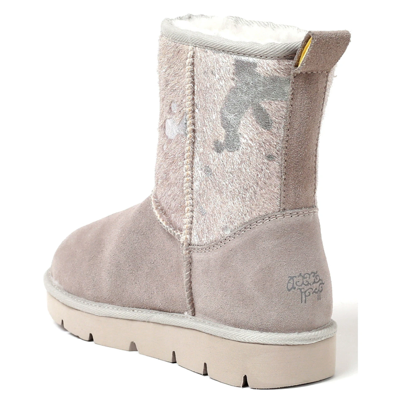 Superlamb Women's Turano 7.5 - Etched Cow Print Silver - Image 4