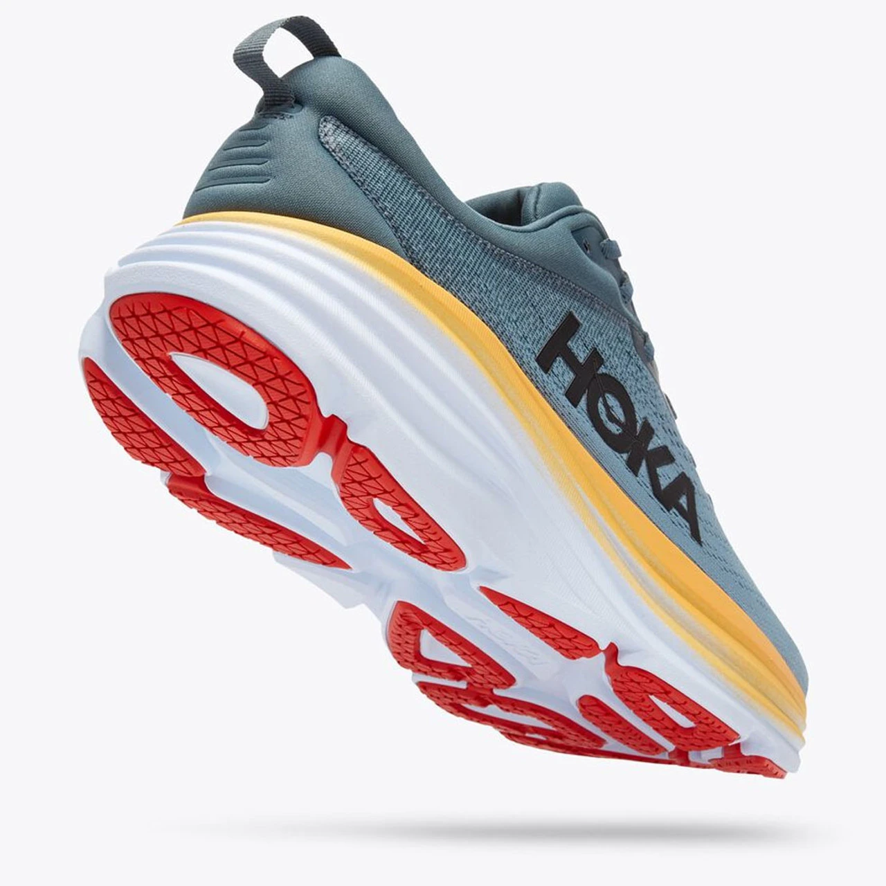 HOKA ONE ONE Men's Bondi 8 - Goblin Blue / Mountain Spring (Medium Width) - Image 4