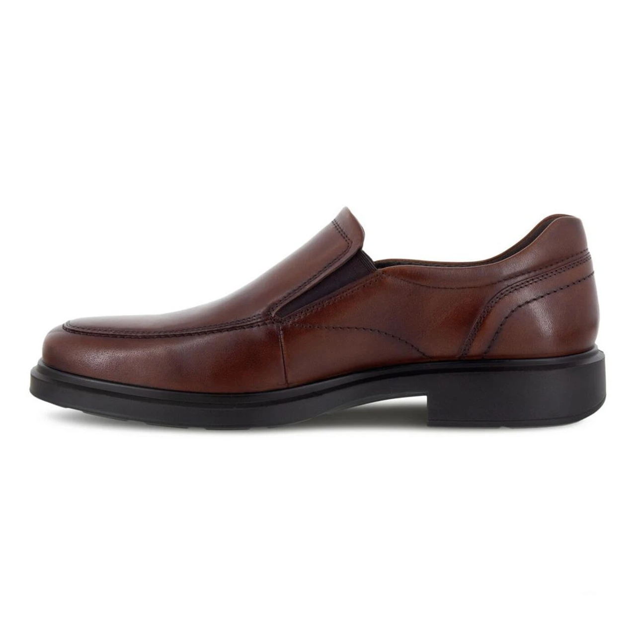 ECCO Men's Helsinki 2.0 Apron Toe Slip-on - Cognac - Image 3