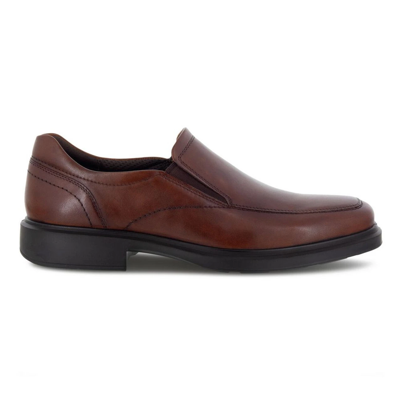 ECCO Men's Helsinki 2.0 Apron Toe Slip-on - Cognac - Image 2