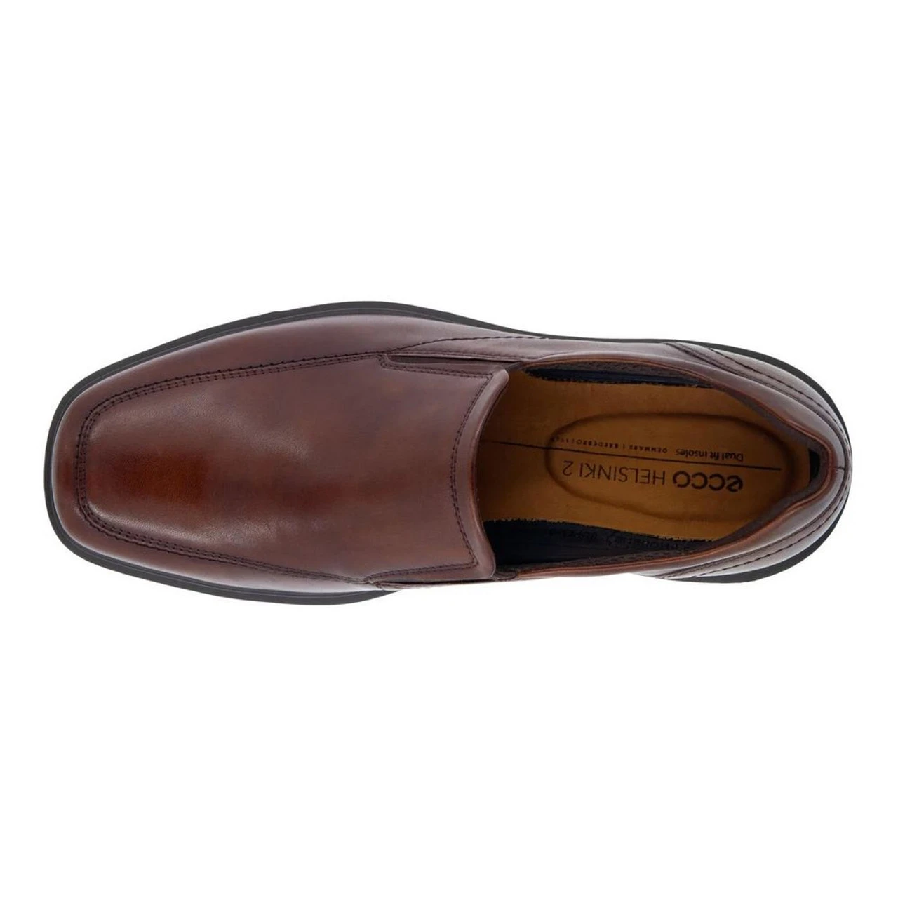 ECCO Men's Helsinki 2.0 Apron Toe Slip-on - Cognac - Image 7