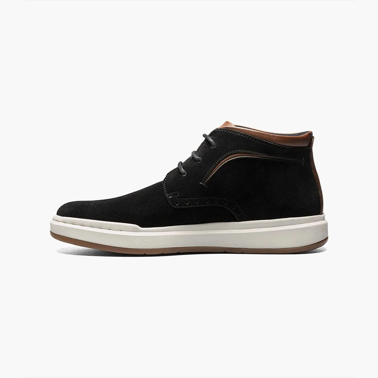 Stacy Adams Men's Corbin Plain Toe Chukka Boot - Black Suede - Image 3