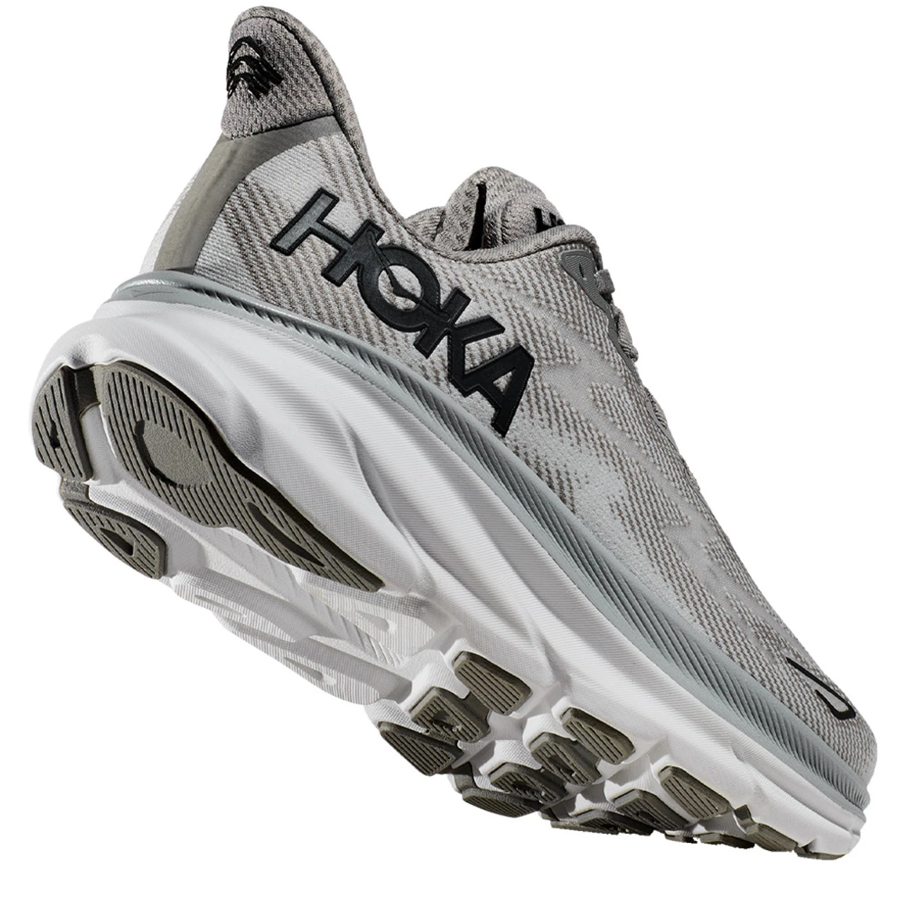 HOKA ONE ONE Men's Clifton 9 - Harbor Mist / Black (Medium Width) - Image 4