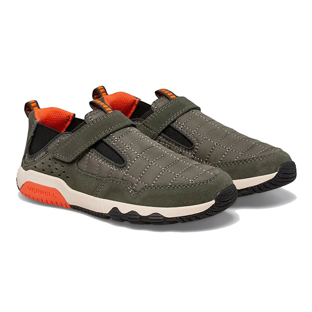 Merrell Kid's Free Roam Jungle Moc - Olive / Orange - Image 2
