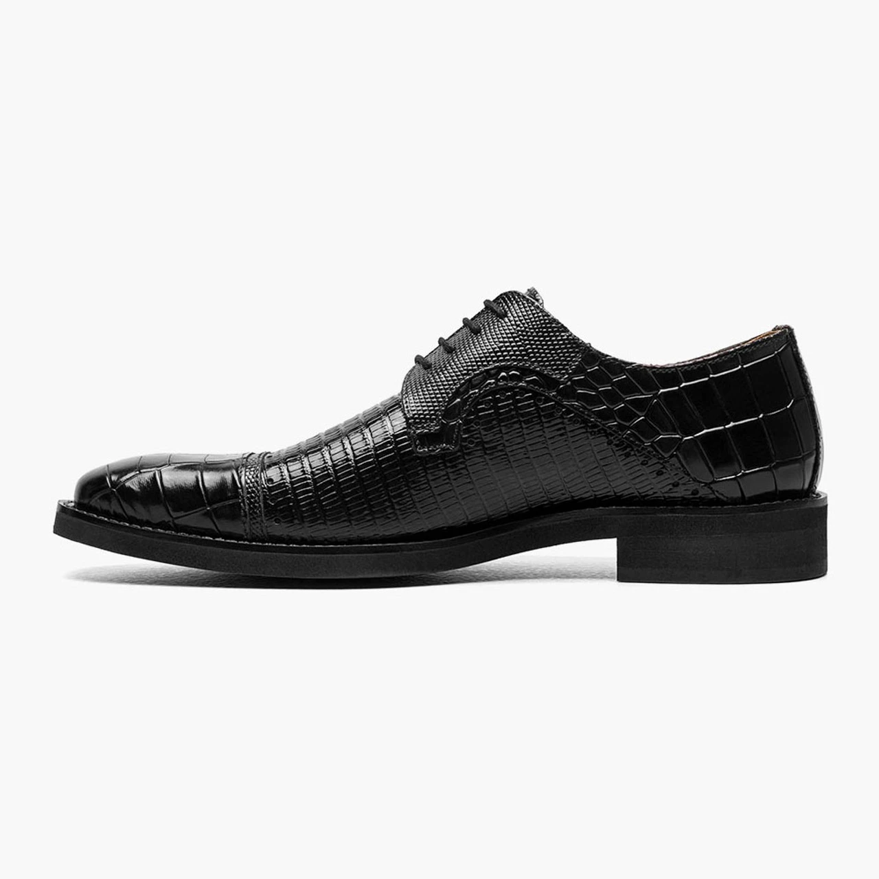 Stacy Adams Men's Esposito Cap Toe Oxford - Black - Image 3