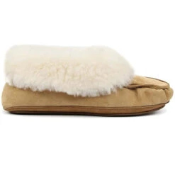 Superlamb Women's Navajo Moccasin - Tan