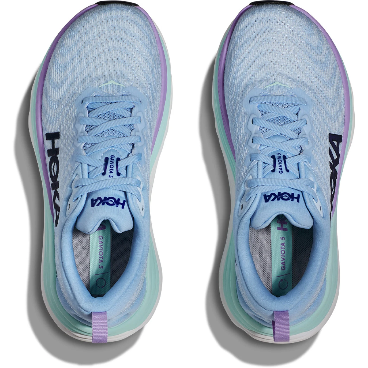 HOKA ONE ONE Women's Gaviota 5 - Airy Blue / Sunlit Ocean (Medium Width) - Image 5