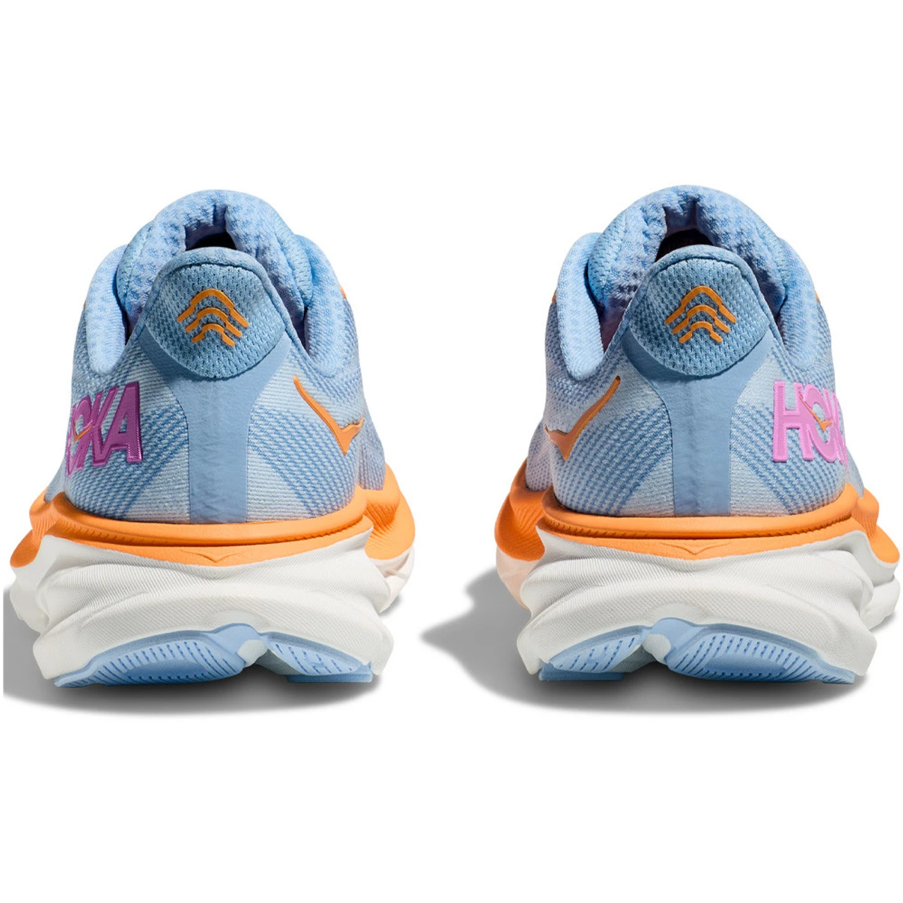 HOKA ONE ONE Women's Clifton 9 - Airy Blue / Ice Water(Wide Width) - Image 4