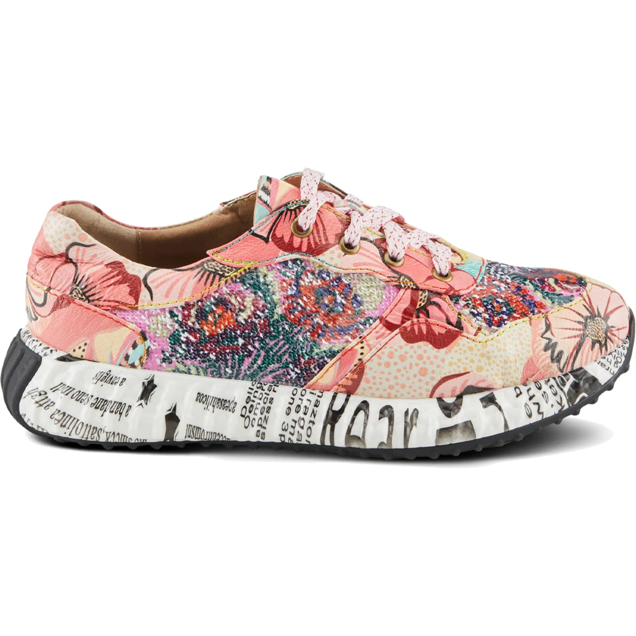 Spring Step Womens L'Artiste Cabaret - Pink Multi - Image 2