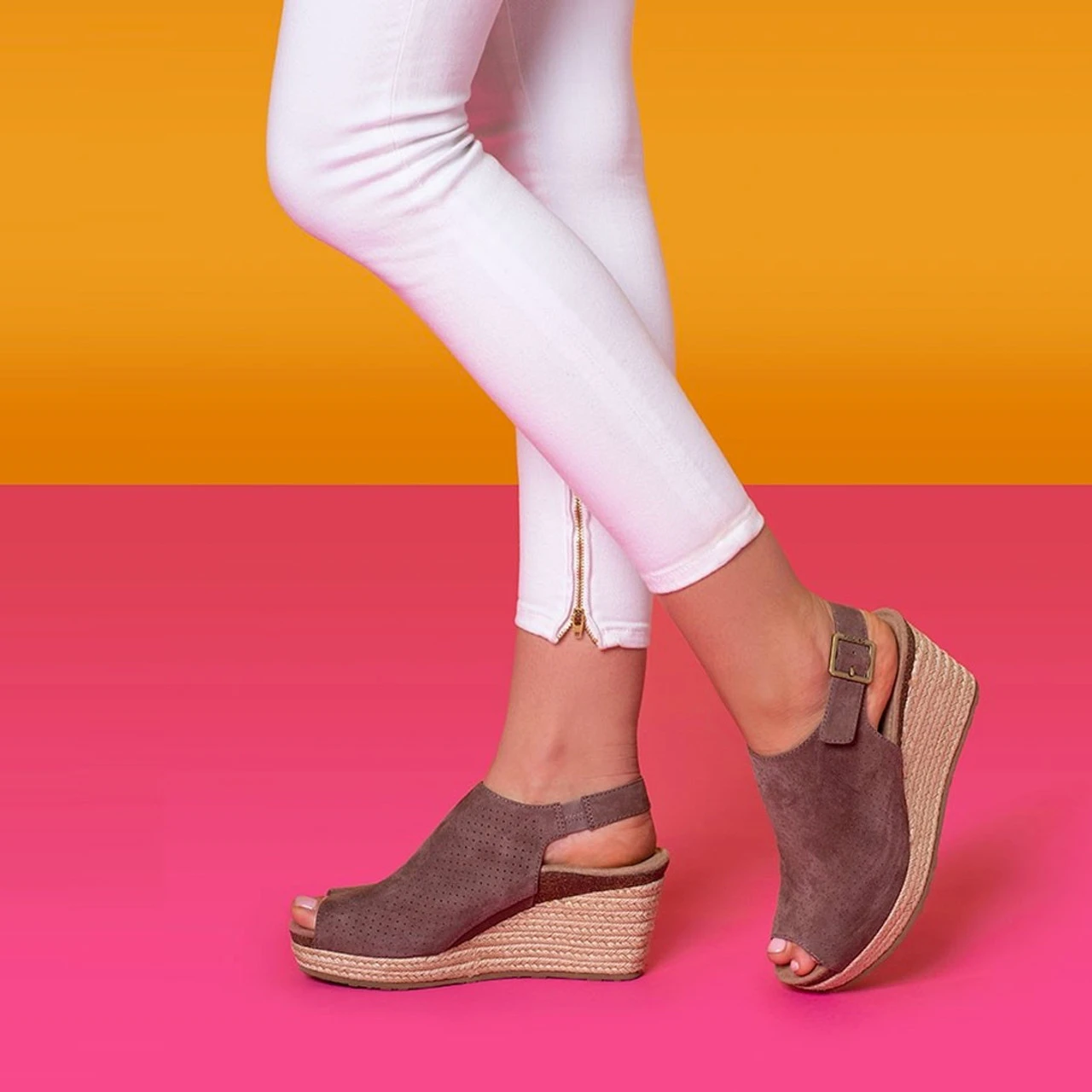 Aetrex Women's Sherry Espadrille - Deep Taupe - Image 7