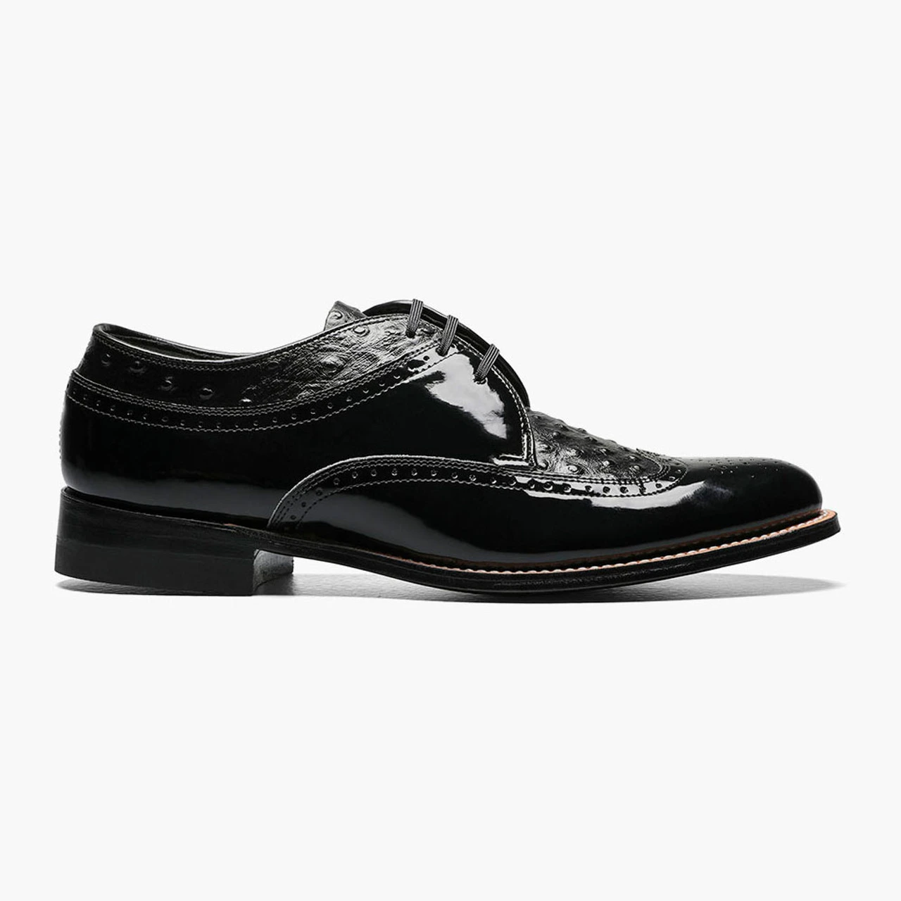Stacy Adams Men's Dayton Wingtip Oxford - Black - Image 2