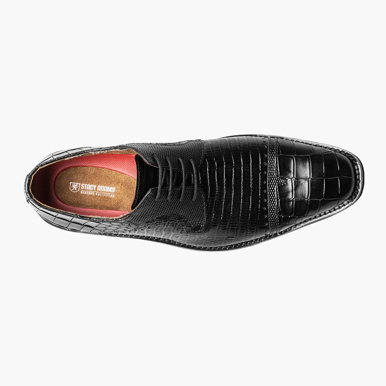 Stacy Adams Men's Esposito Cap Toe Oxford - Black - Image 6