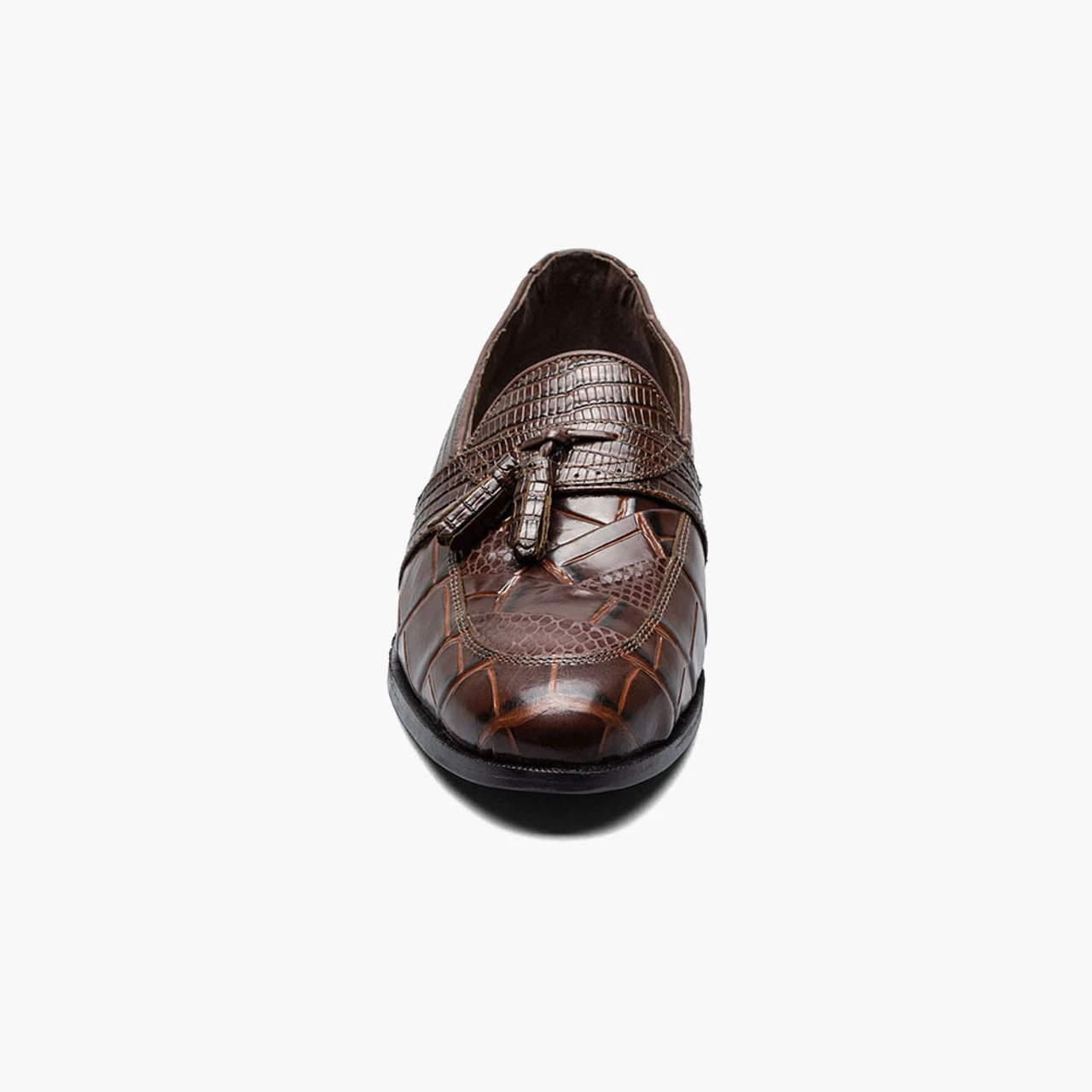 Stacy Adams Men's Santana II Moc Toe Tassel Slip-On - Cognac - Image 4
