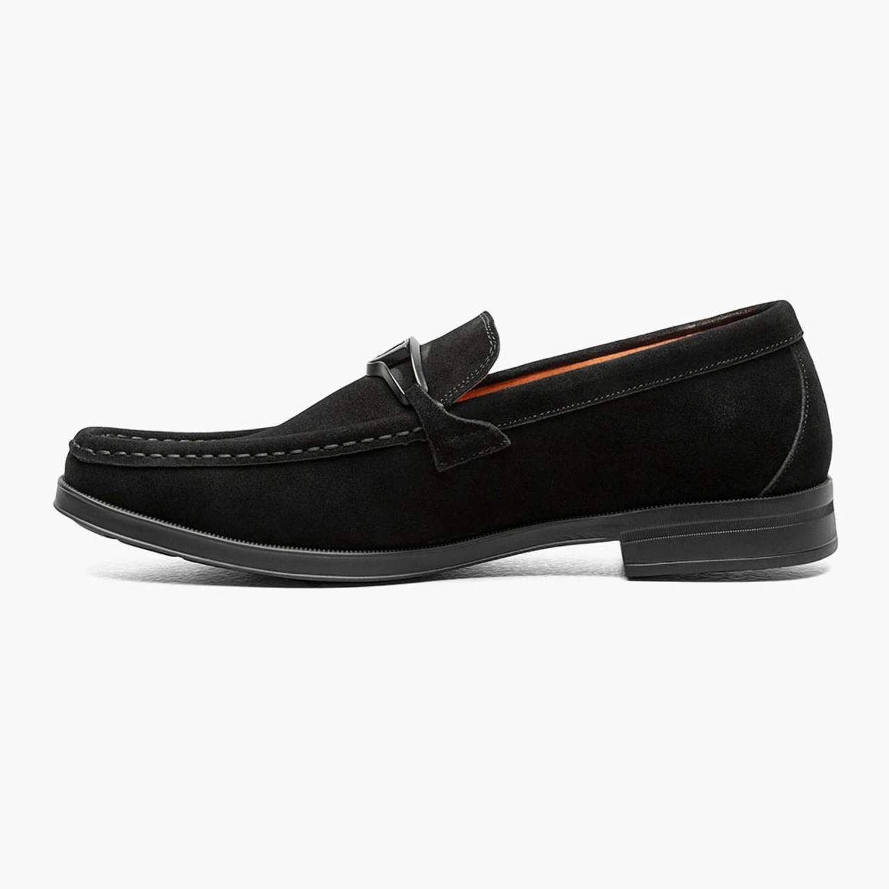 Stacy Adams Men's Palladian Moc Toe Slip-On - Black Suede - Image 3