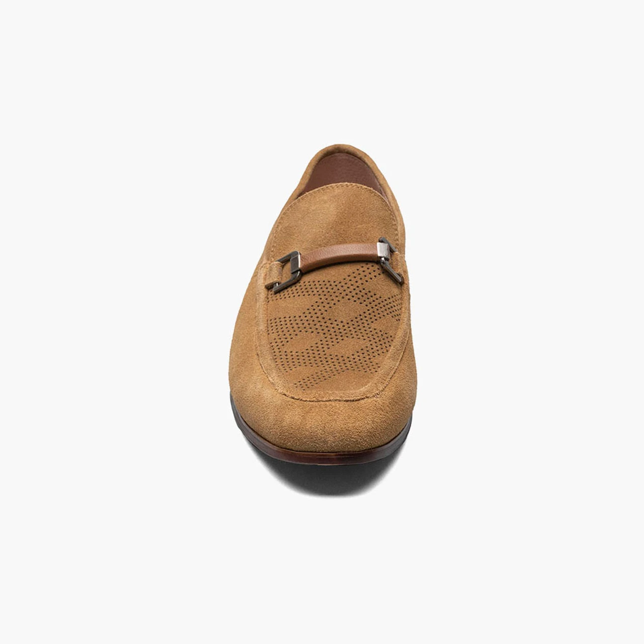 Stacy Adams Men's Wydell Moc Toe Bit Slip-On - Tan Suede - Image 4