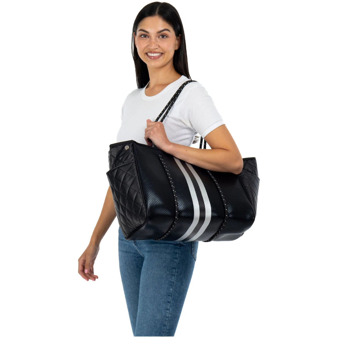 Haute Shore Greyson Neoprene Tote - Carbon - Image 6