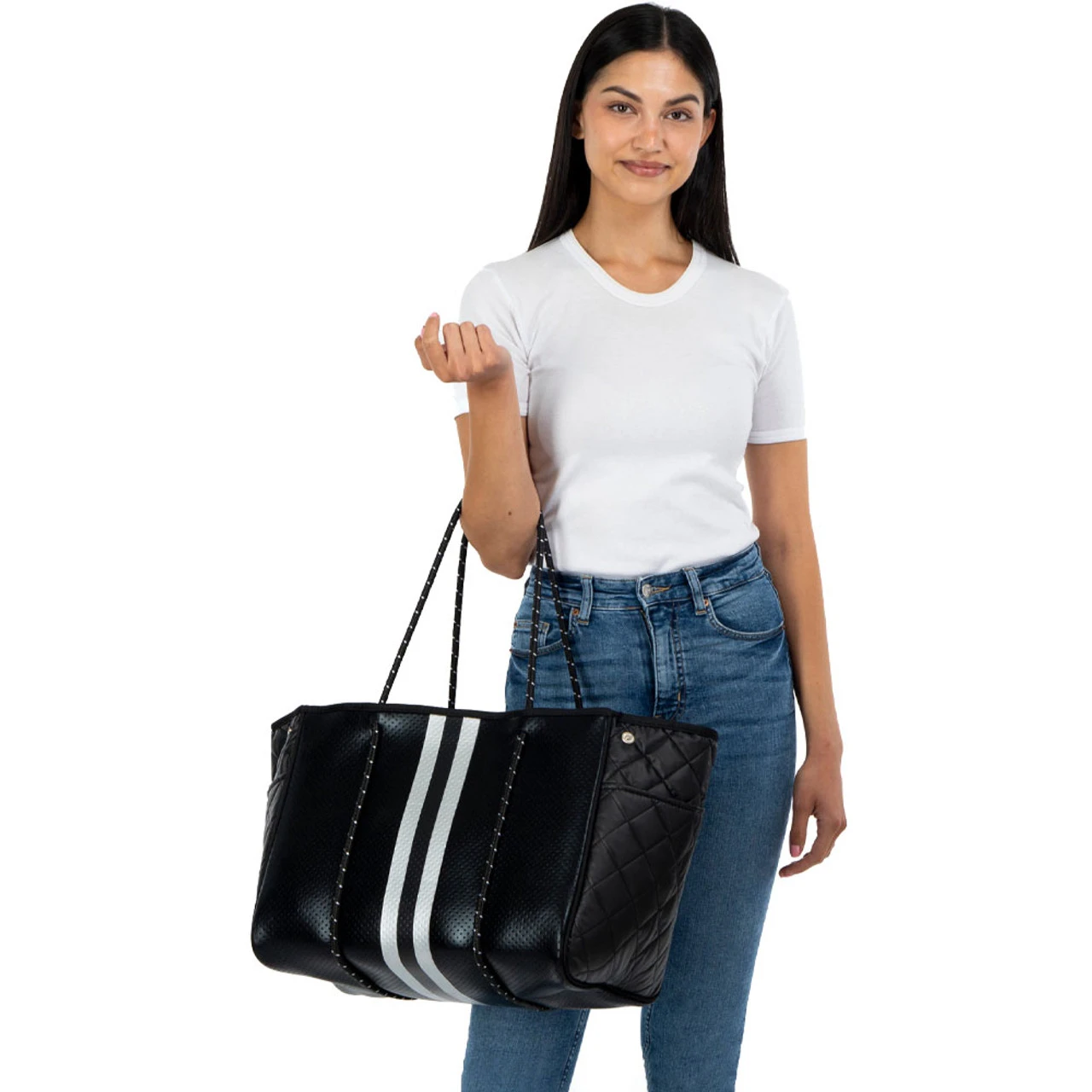 Haute Shore Greyson Neoprene Tote - Carbon - Image 7