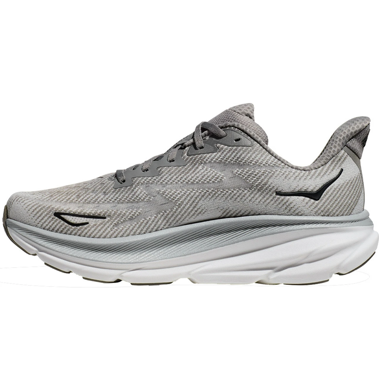 HOKA ONE ONE Men's Clifton 9 - Harbor Mist / Black (Medium Width) - Image 2