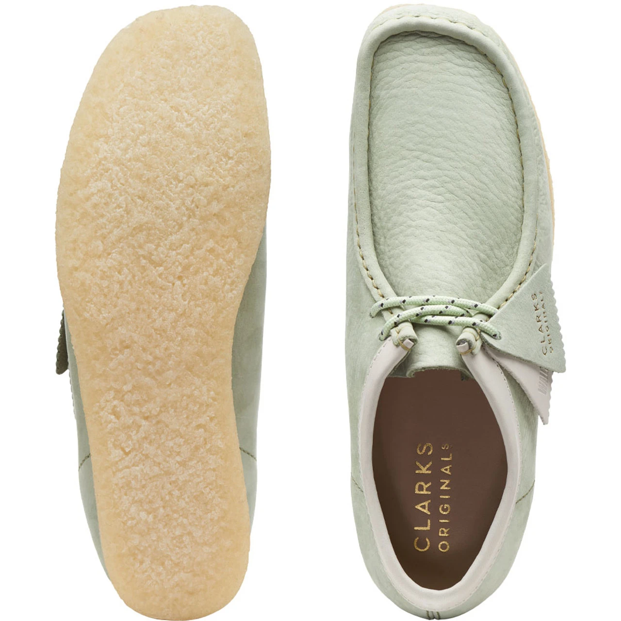 Clarks Men's Wallabee - Pale Green - Image 7