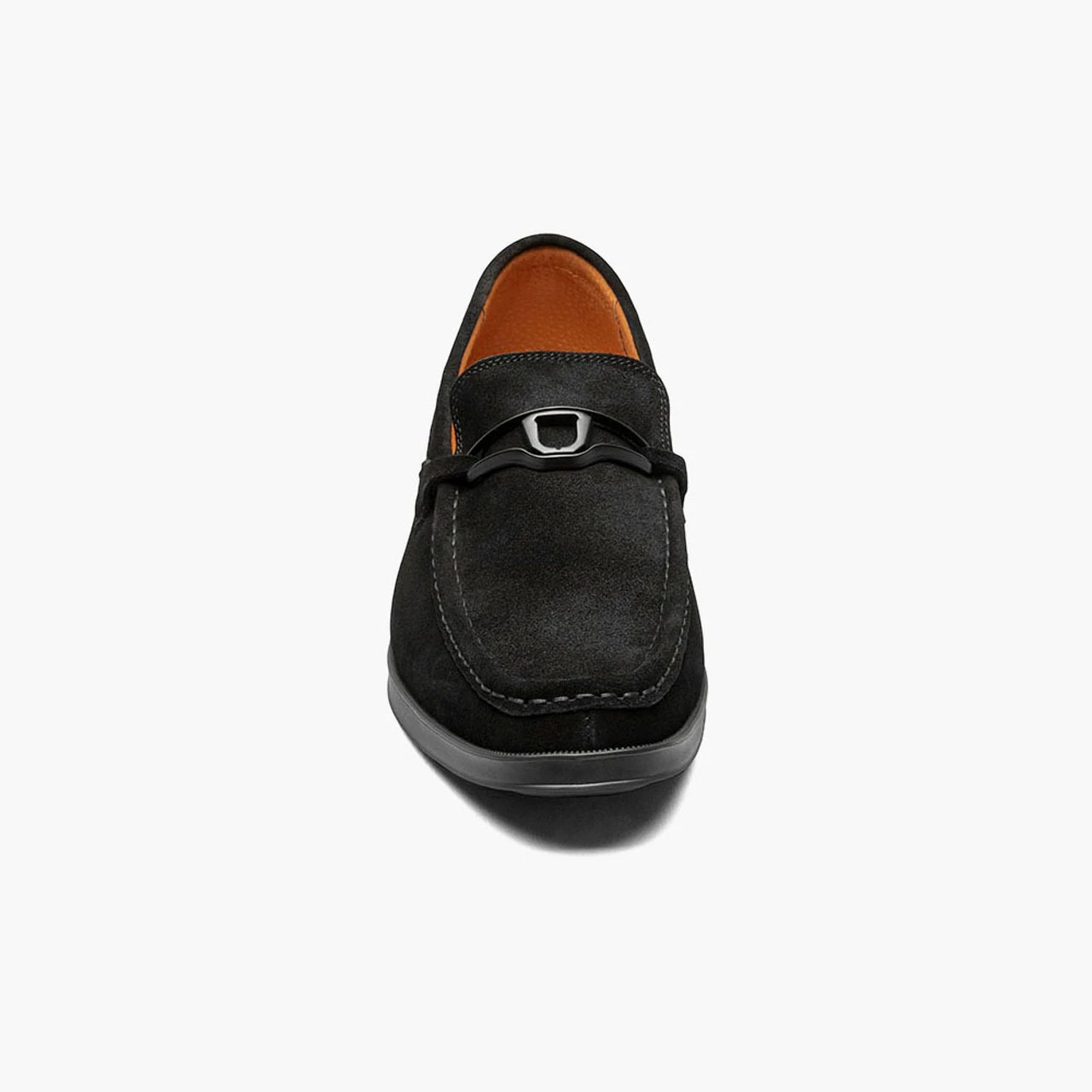 Stacy Adams Men's Palladian Moc Toe Slip-On - Black Suede - Image 4