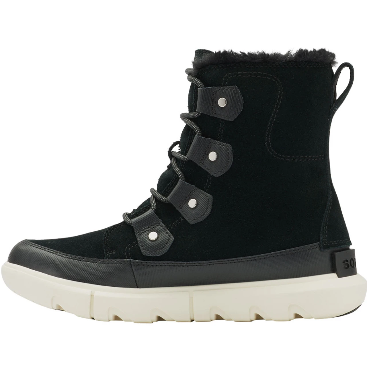 Sorel Women's Explorer II Joan - Black / Fawn - Image 2