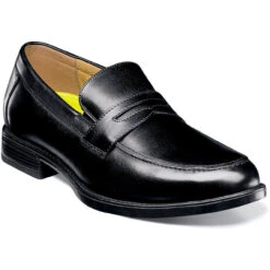 Florsheim Men's Midtown Moc Toe Penny Loafer - Black