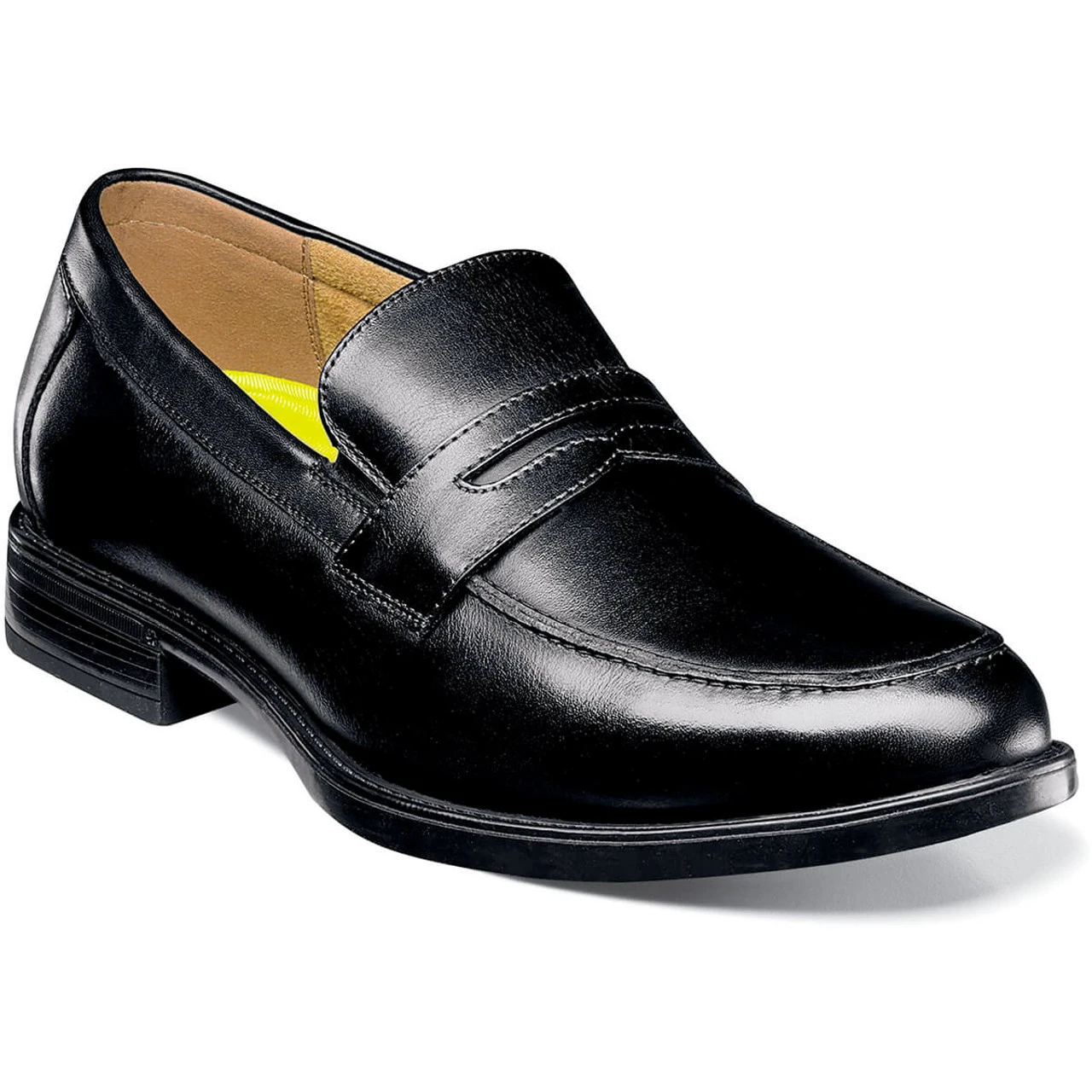 Florsheim Men's Midtown Moc Toe Penny Loafer - Black