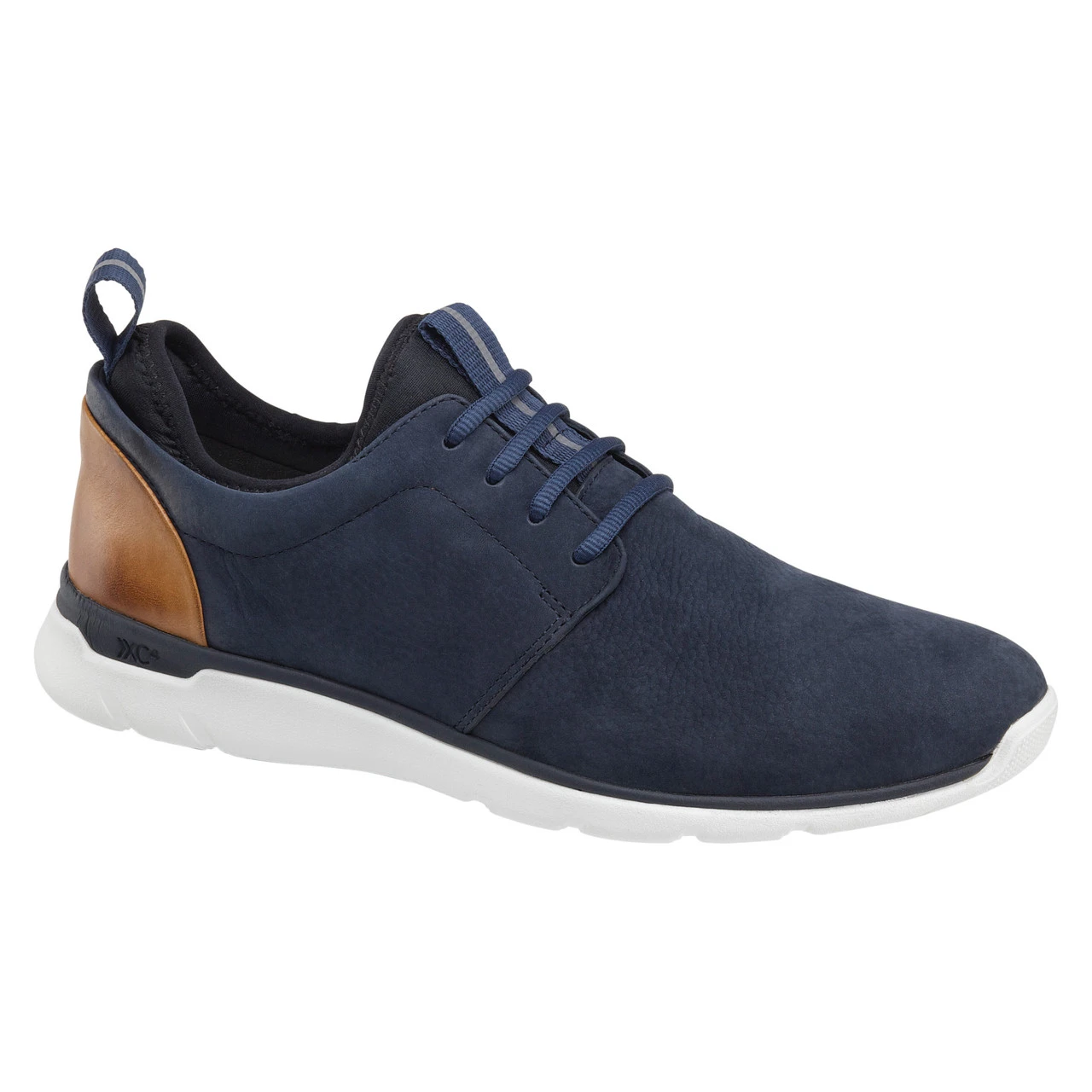 Johnston & Murphy Men's XC4 Prentiss Plain Toe - Navy WP Nubuck - Image 2