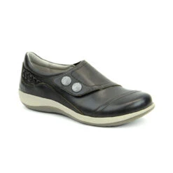 Aetrex Women's Karina Monk Strap - Iron