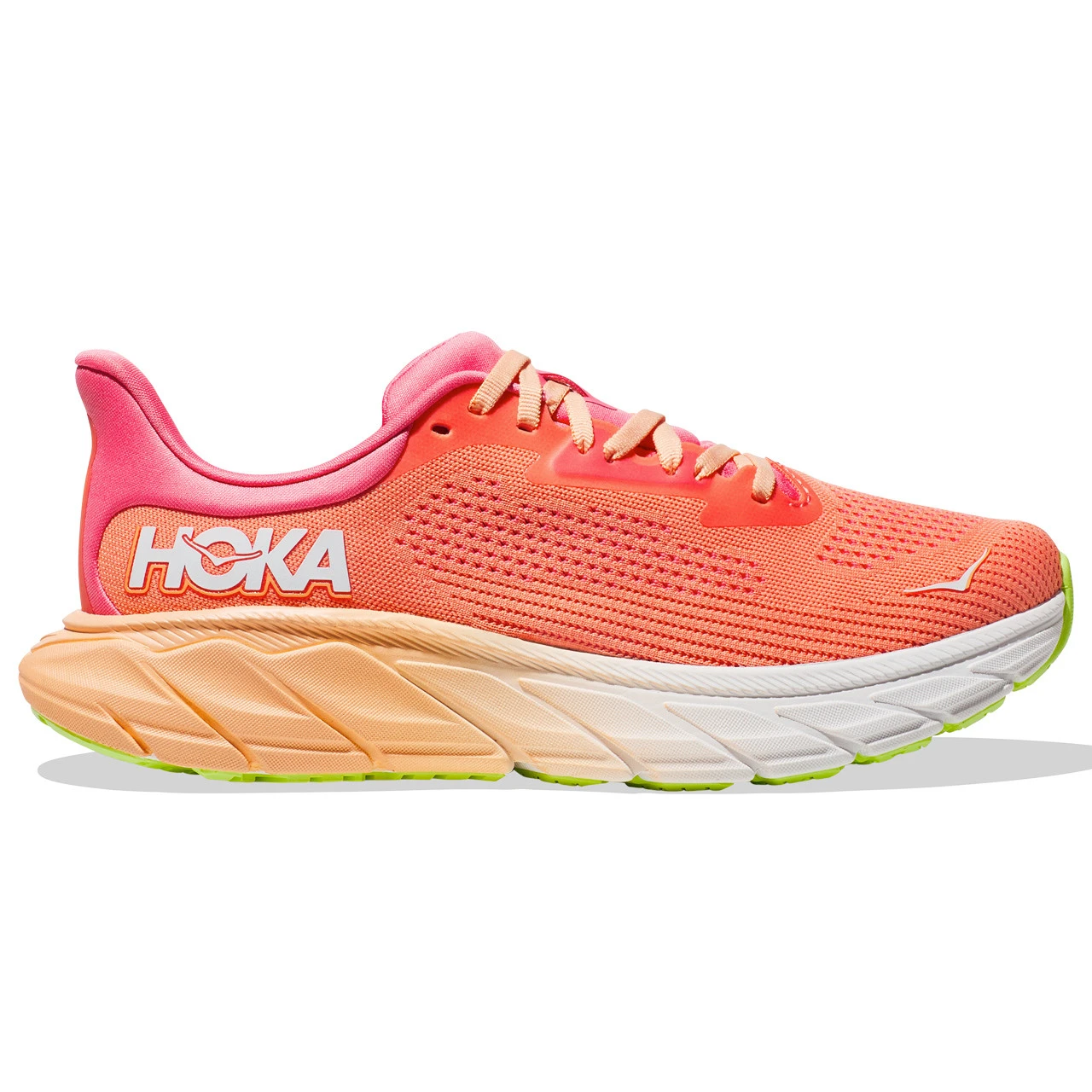 HOKA ONE ONE Women's Arahi 7 - Papaya / Coral (Medium Width)
