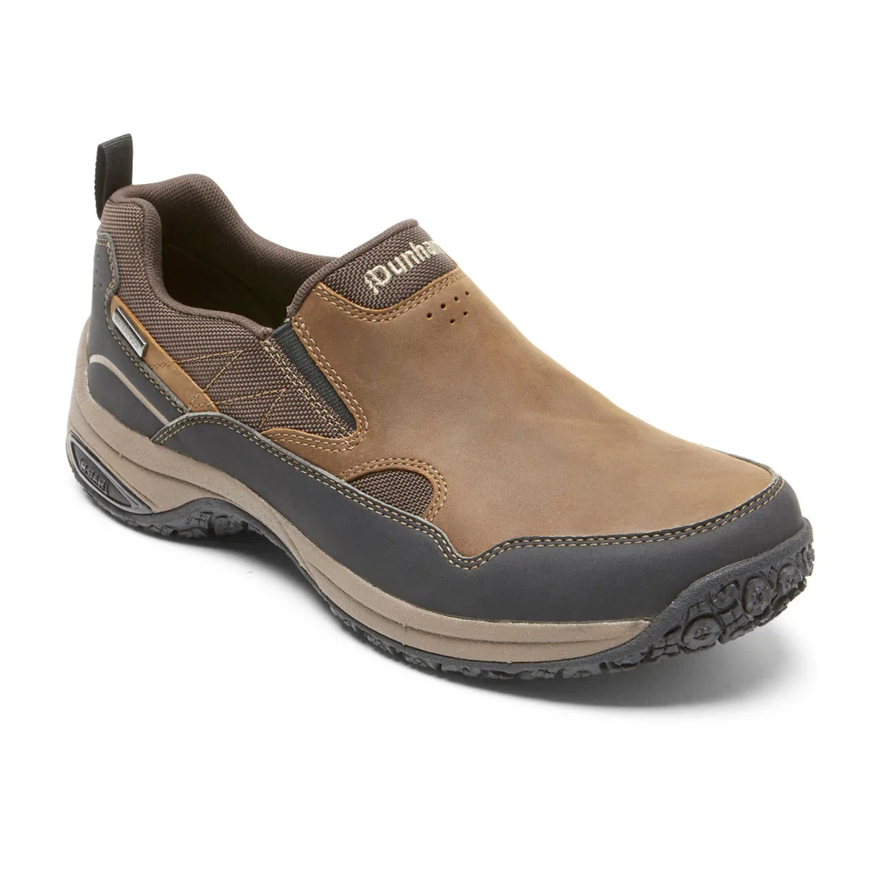 Dunham Men's Cloud Plus Slip-On Waterproof - Brown Leather
