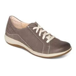 Aetrex Women's Dana Lace Up Oxford - Warm Grey