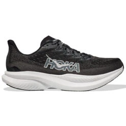 HOKA ONE ONE Women's Mach 6 - Black / White (Medium Width)