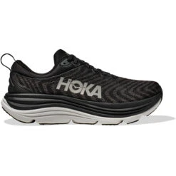 HOKA ONE ONE Men's Gaviota 5 - Black / White (Medium Width)