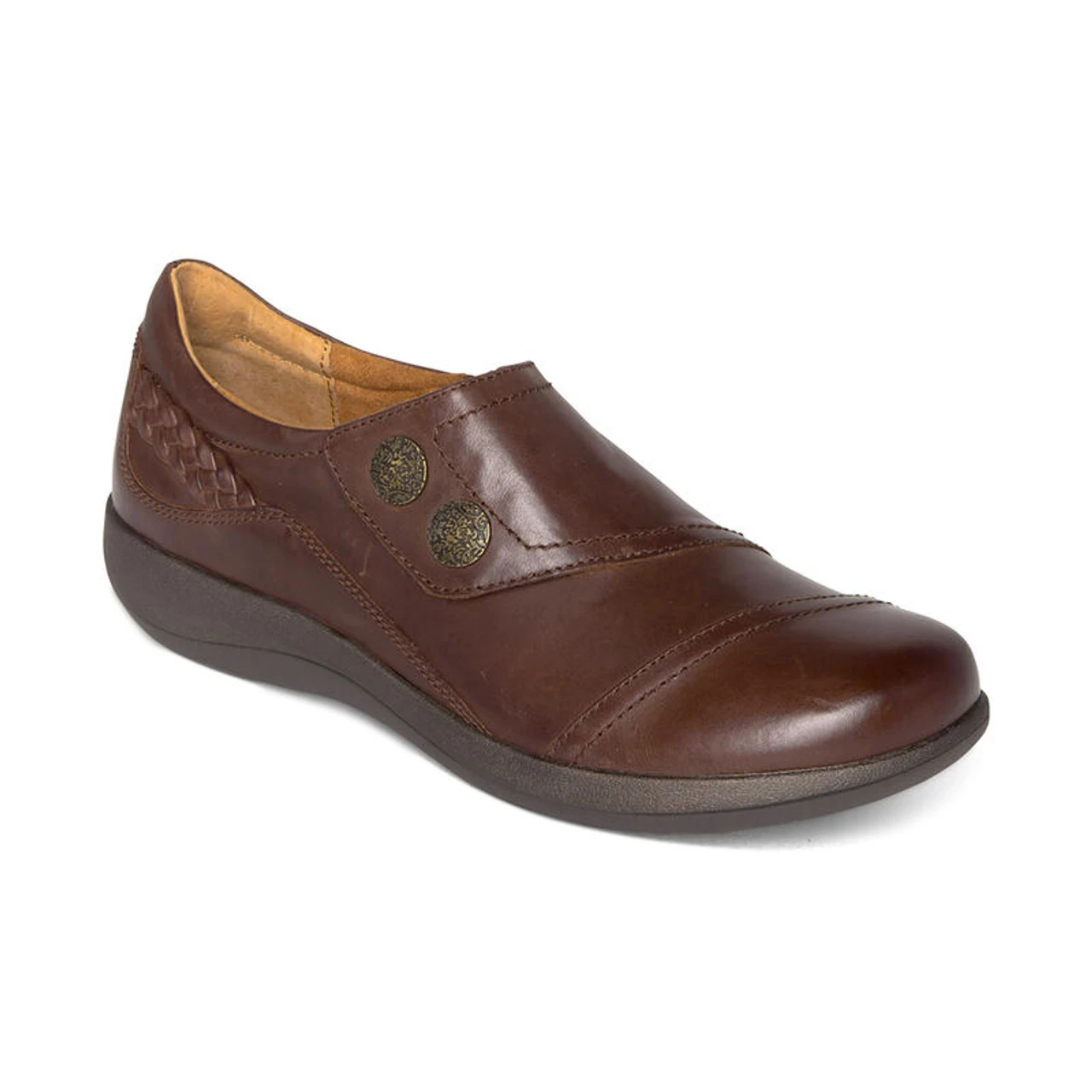 Aetrex Women's Karina Monk Strap - Brown